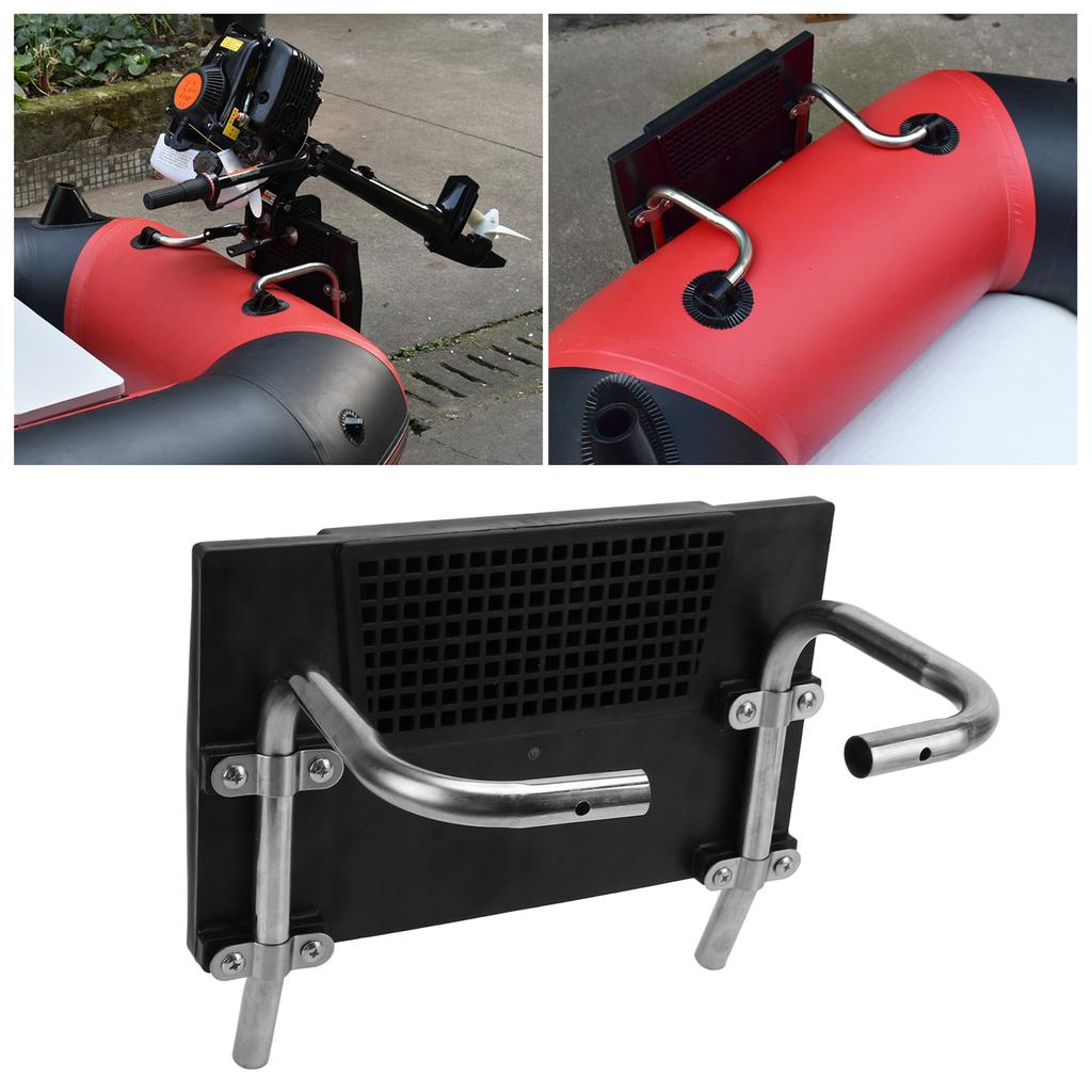 Boat Motor Mount Professional Metal Sturdy Inflatable Fishing Kayak Motor Stand Set with Screws for Kayak Rubber Boat