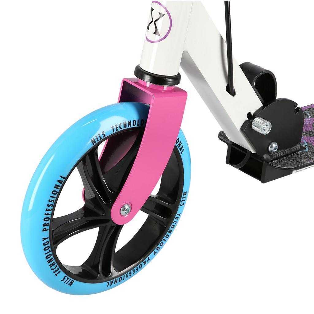 Hm0107 White-Pink Hulajnoga Nils Extreme