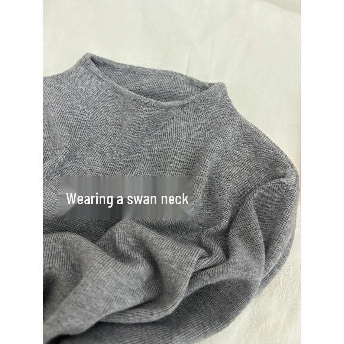 Heartwarming Textured Layered Knit Sweater - High-End Slim-Fit for Women, New Autumn/Winter Arrival