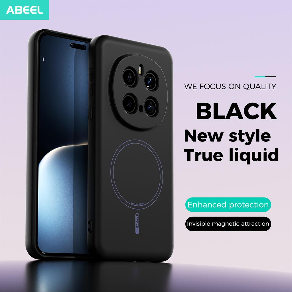 For Huawei Honor Magic 7 Pro Case Soft Liquid Silicone Skin Wireless Charging Protect Back Cover Case For Magic 7 7Pro Shell