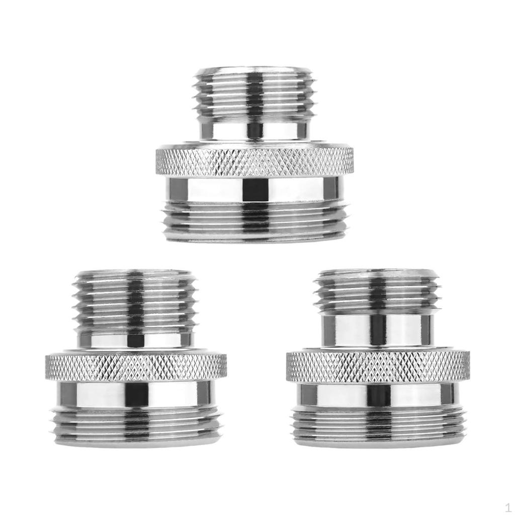 3 Pieces Ball End Shower Arm Adapters Accessories Copper Easy To Install Swivel