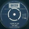 7inch Record TOM JONES  Pledging My Love F13564 Decca 1974 UK Pop Used