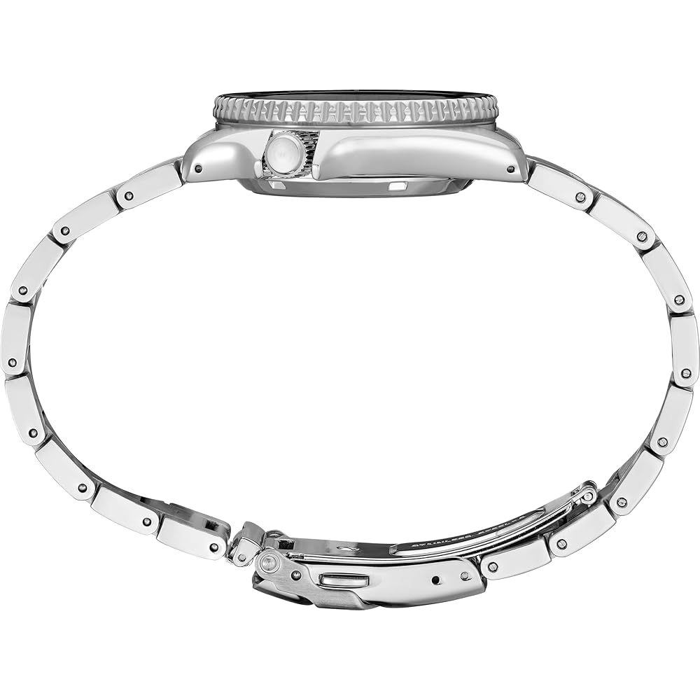 Seiko 5 Sports Automatic Men's Watch Stainless Steel Case Luminous Hands Silver Navy