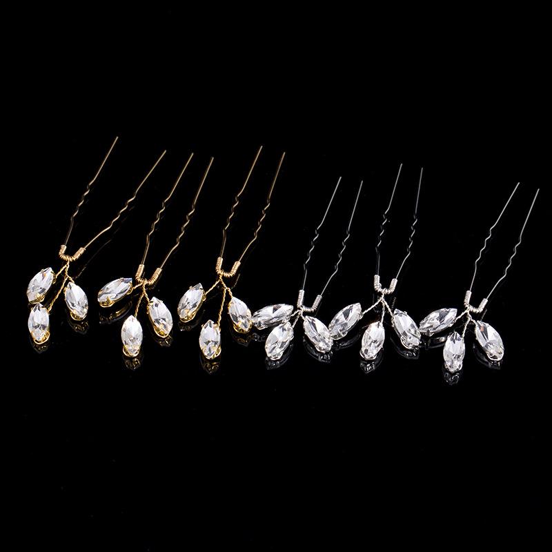 European Handmade Bridal Hairpins: Crystal Gold & Silver Headpieces for Weddings