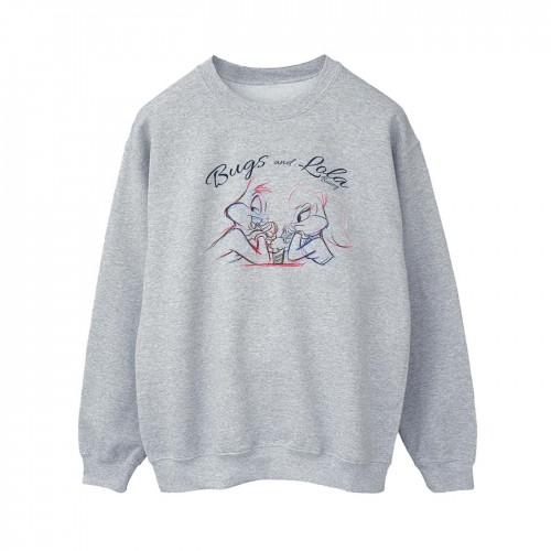 Looney Tunes Womens/Ladies Bugs And Lola Sketch Sweatshirt