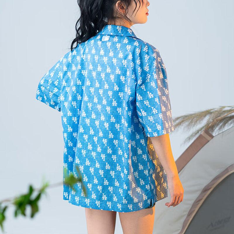 New MLB MLB Vintage Los Angeles Dodgers SS24 Shirt Unisex Blue 3AWSM0243-07BLP