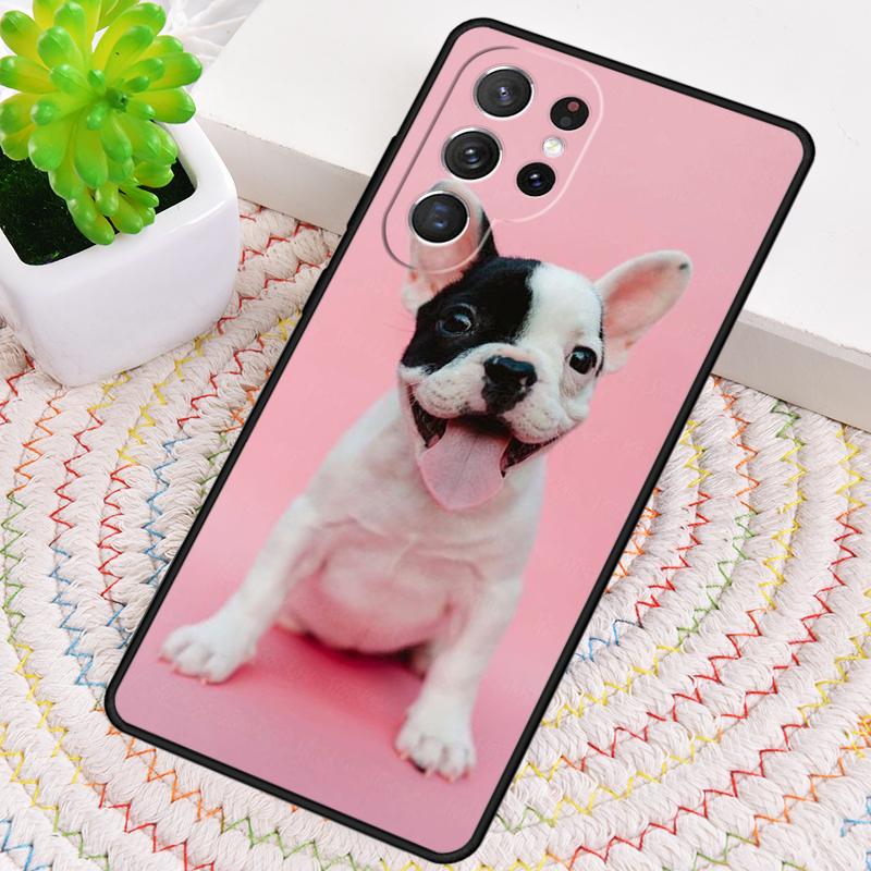 Funny french bulldog Phone Case for Samsung Galaxy note 10 pro S26 Ultra S23 S24 FE S25 S21 S22 PLUS shockproof Cove