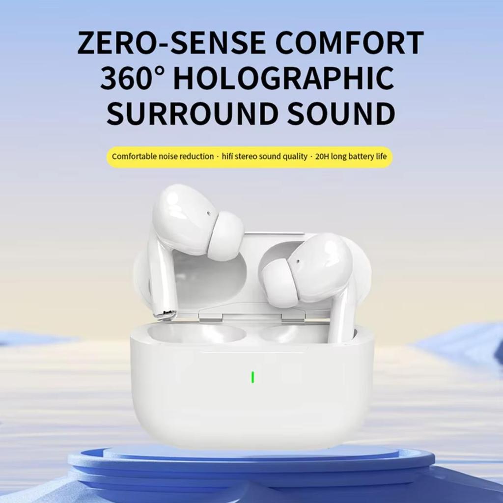 UEESFIT TWS Wireless Bluetooth Earphones Active Noise Cancelling ANC Sport Headphones HiFI Stereo Sound Headset Earbuds With Mic
