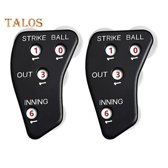 

2 шт. 4-колесный бейсбольный судья-кликер, черный судья-индикатор, снаряжение для бейсбольных аутов, иннингов, мячей, счетчик ударов, кликер для рефери 2pcs