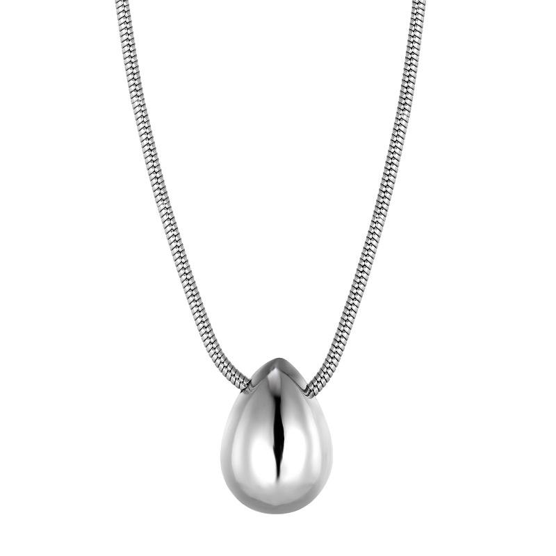 

Новый продукт, крупное блестящее ожерелье в виде капли воды, женская универсальная высококачественная цепочка на ключицу, легкая роскошь