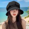 Women's Spring Summer Fashion Fisherman Bucket Hat Trend Foldable Casual Sunhat Foldable Wide Brimmed New