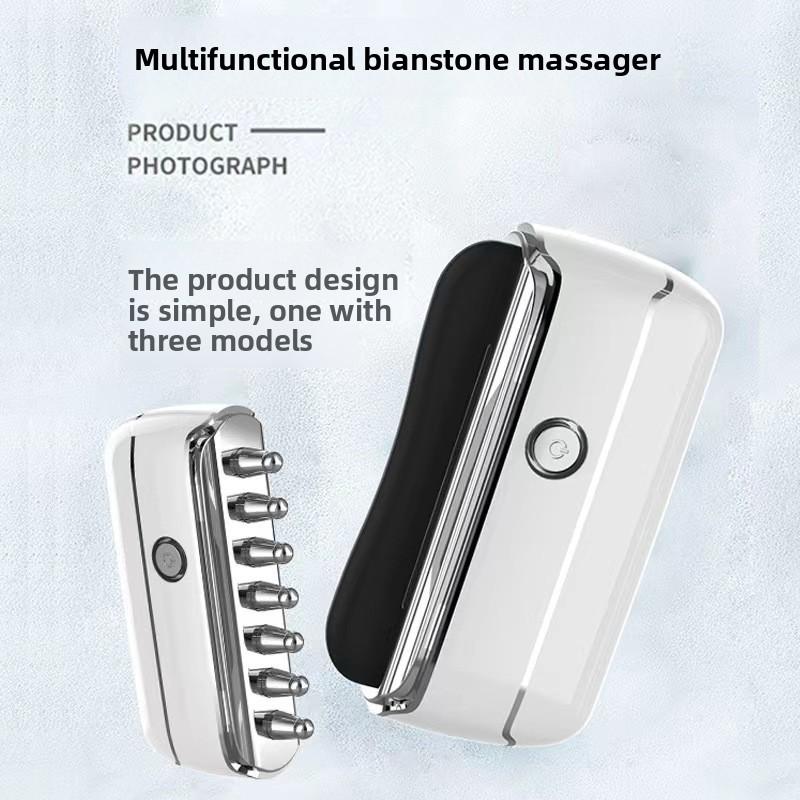 New Product EMS Color Light Vibration Whole Body Universal Electric Scraping Instrument Electric Meridian Brush Electric Scraping Massager