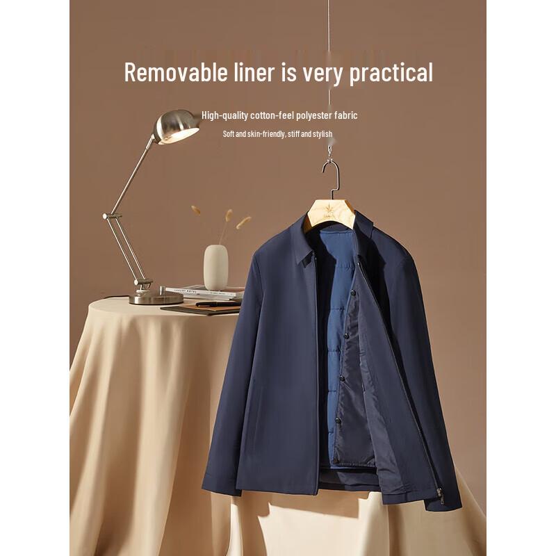 Yageer Men's Detachable Liner Business Jacket