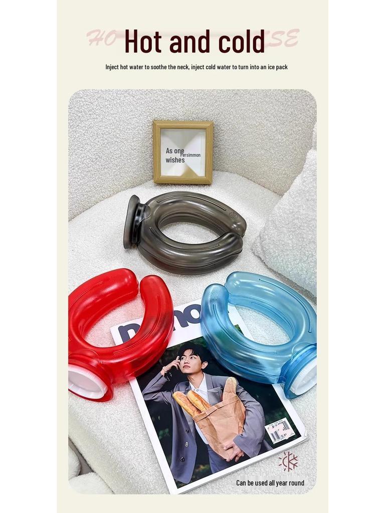 Explosion-Proof U-Shaped Cervical Neck & Shoulder Hot Compress with Water Injection