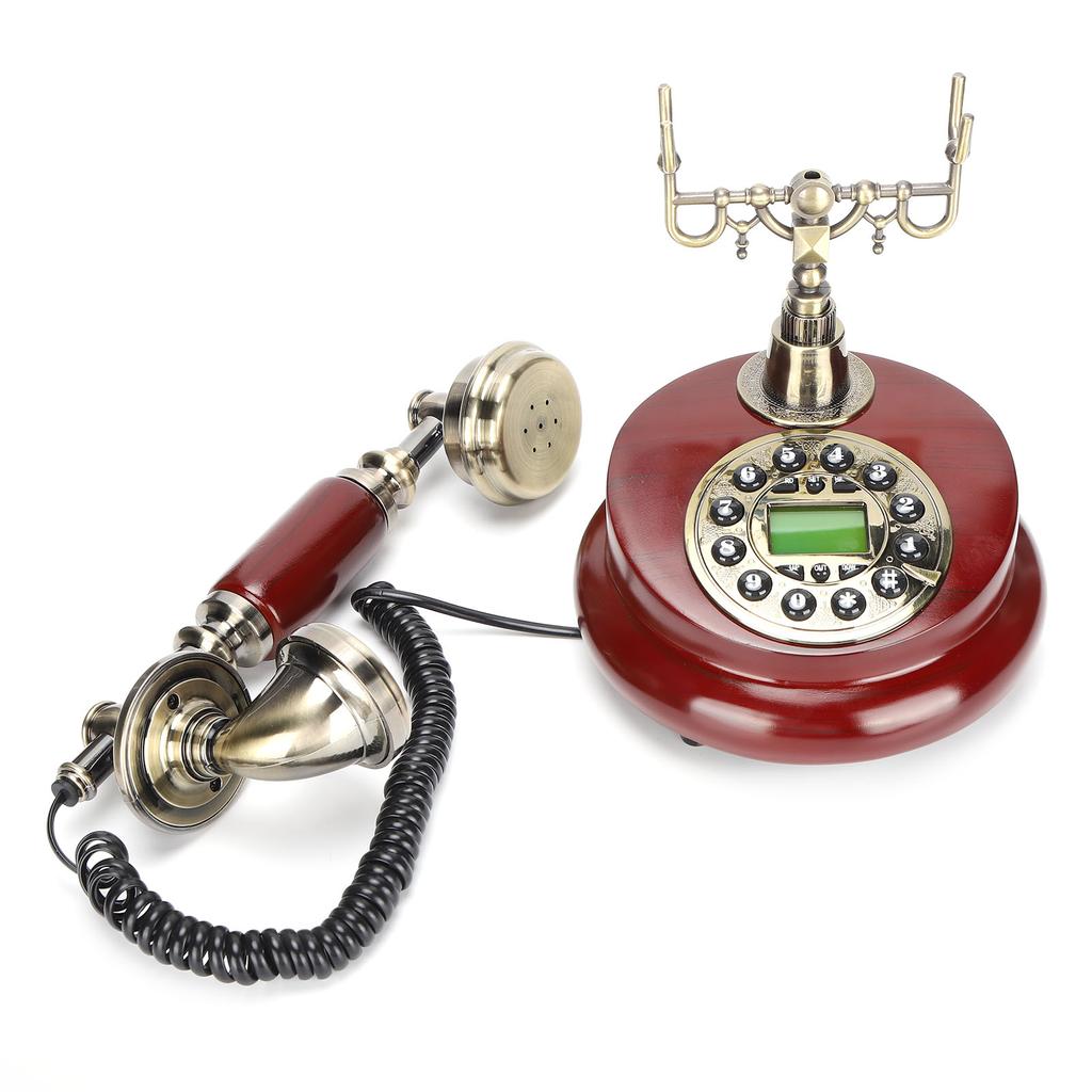 CT‑8026 Retro Landline Phone Wired Old Fashion Antique Telephone Suitable for Home and Office