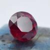 Round Cut Natural Mozambique Red Ruby 15 Ct Flawless Certified Loose Gemstone