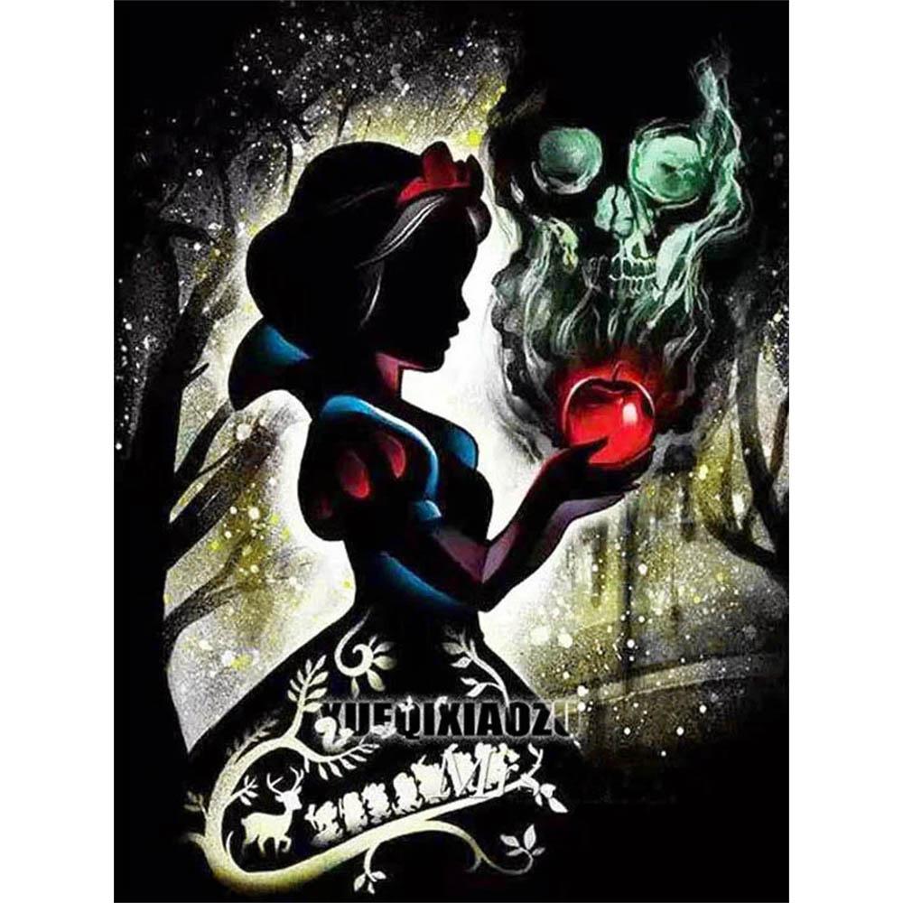 Stitch Diamond Painting Disney Prinzessin 5D DIY Vollrund_Quadrat Mosaik Stickerei Kinderzimmer Dekoration Handgemachtes Geschenk