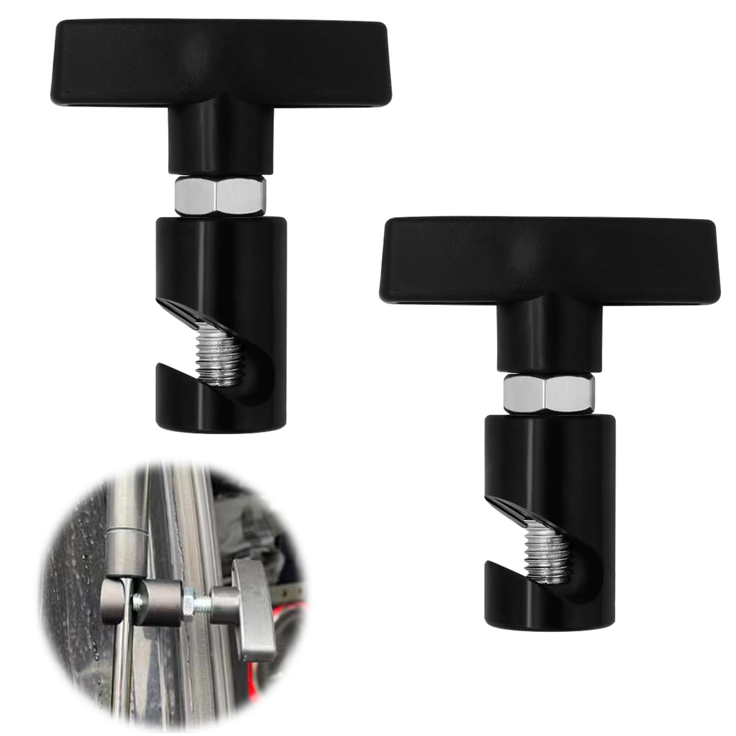 

EsiFare Rear Gate Stopper for Cars, Lift Support, Rear Gate Stopper, Bonnet Support Rod, чёрный