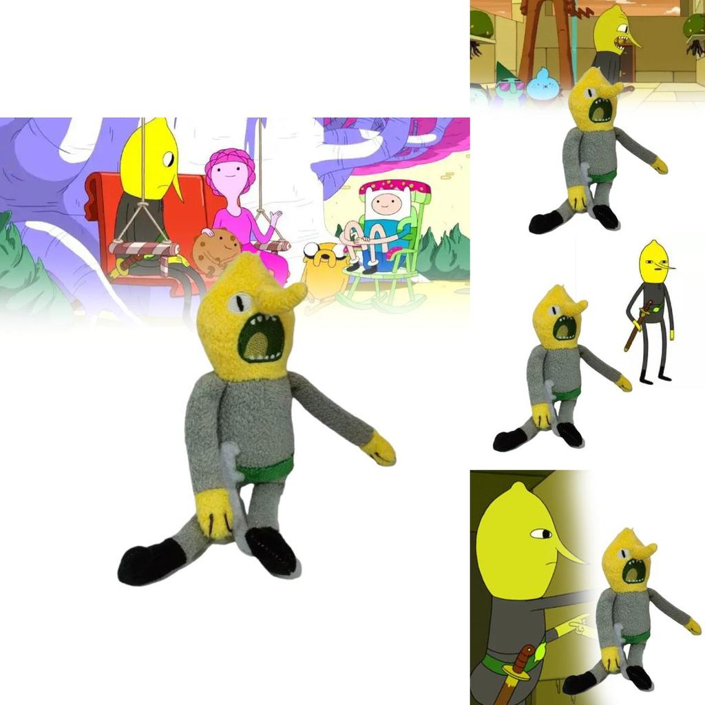 Adventure Time Earl Of Lemon Grab Plush Keychain With Short Plush Material For Collectors