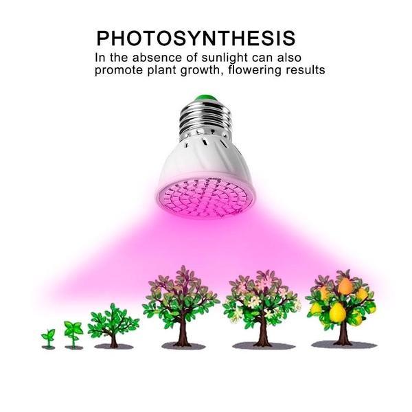 1/2Pcs Professional E27 LED Grow Light Bulb Strong Electrical Conductivity Planting Tools Professional Grow Light Bulb for Indoor