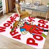 1PC Women Power Extra Large Non Slip Floor carpet, Office, family, bedroom, Studio Large Area Rug Indoor Rugs