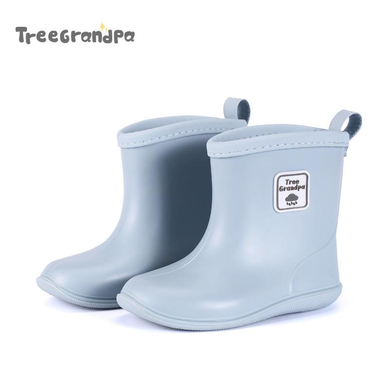 Children's Lightweight Non-slip Mid-calf Rain Boots for Toddlers - Boys & Girls Soft Sole Water Shoes