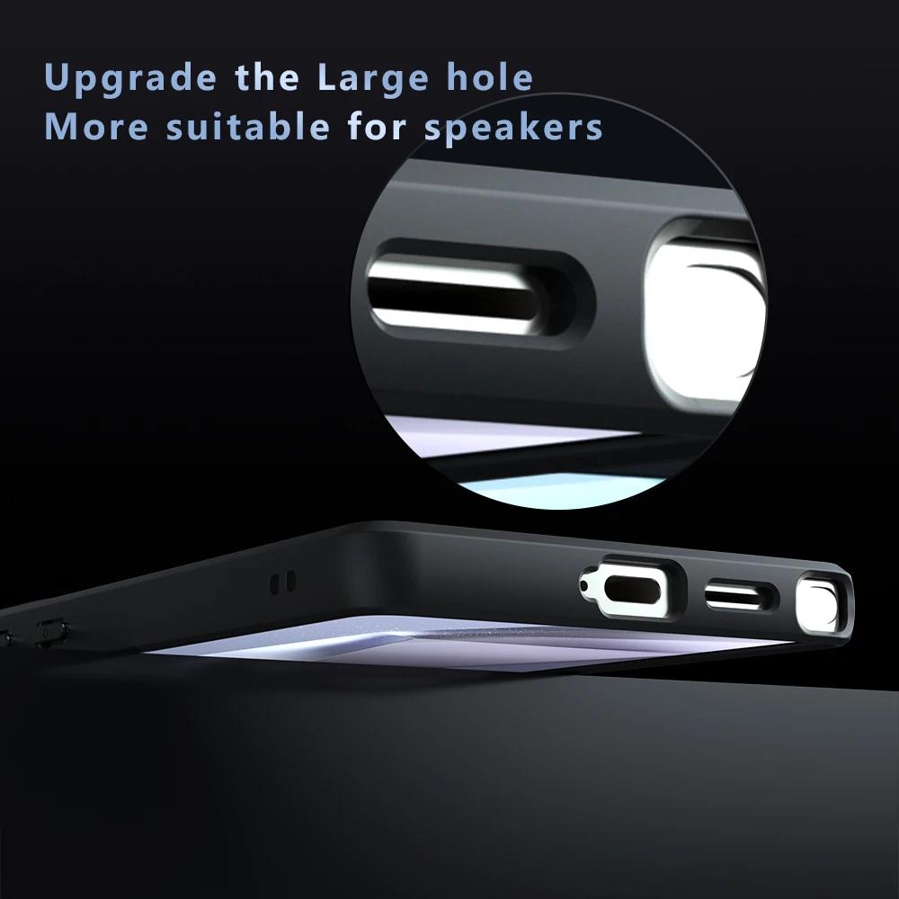 Armor Matte Frosted Clear Case For Samsung Galaxy S25 S24 S23 S22 S21 Ultra Plus S24FE S23FE Lens Protection Shockproof Cover