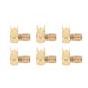 10Pcs RF Connector Panel Bent 90 Degree 4 Pin Antenna Base PCB Board End Coaxial Adapter SMAKWE