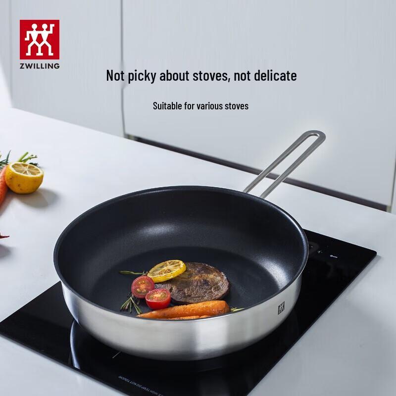 Zwilling Nova Plus 24cm Nonstick Stainless Steel Fry Pan