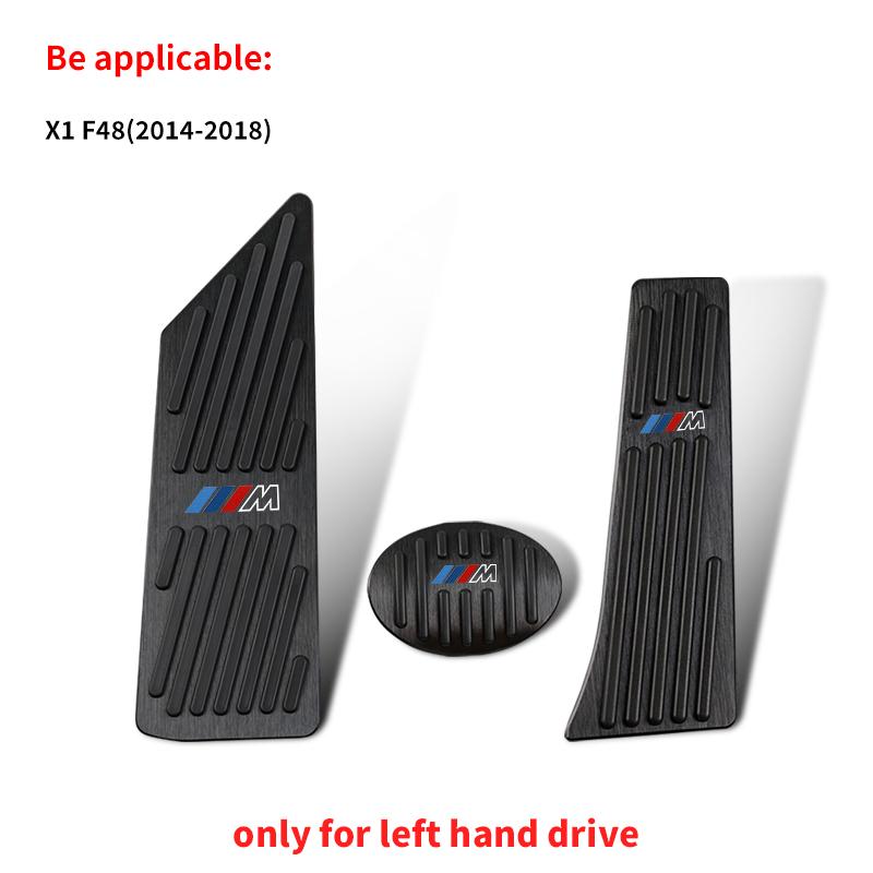 LMFLF1 2026 Car Sticker 2Pcs Car Logo Door Pedal Cover Alloy Door Pedal Cap Accessories For BMW E46 E90 E60 F30 F10 E39 E36 F20 E87 E90