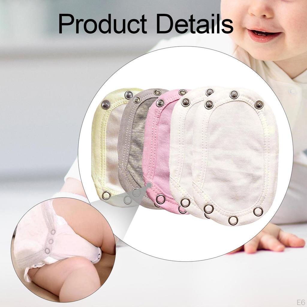 5 sztuk Szybka instalacja na zatrzaski Przedłużki do body niemowlęcego Styl A