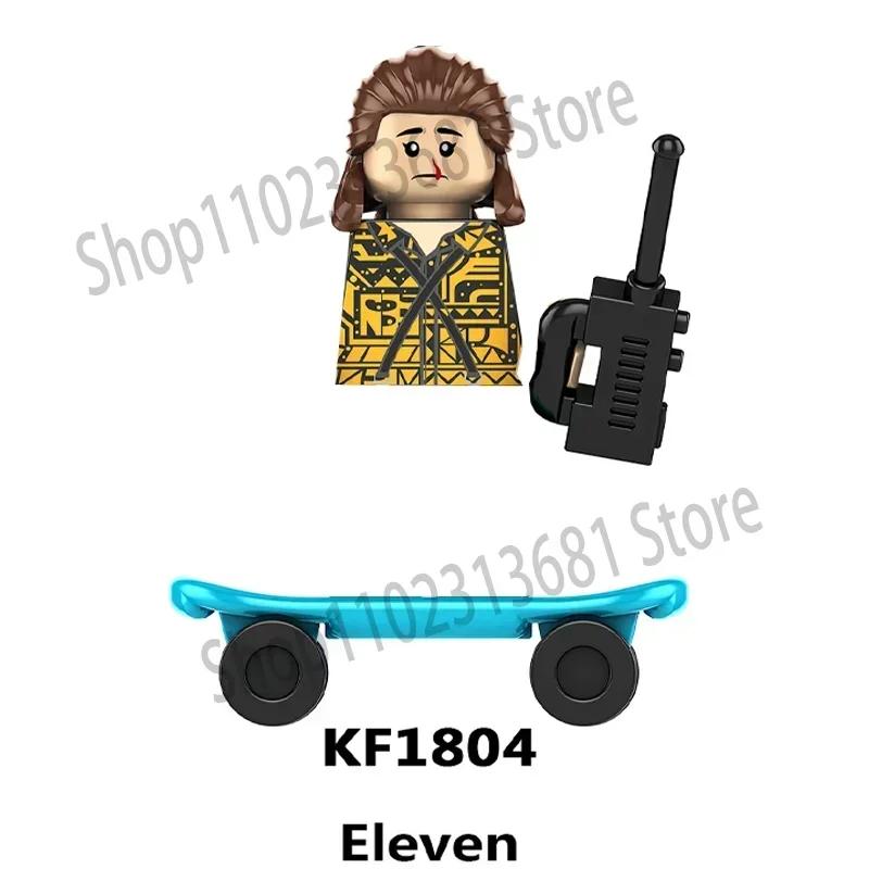 Schrecklicher Film Auf dem Kopf Dustin Mike Lucas Will Eleven Modellbausteine Erleuchten Actionfigur Bausteine Spielzeug für Kinder