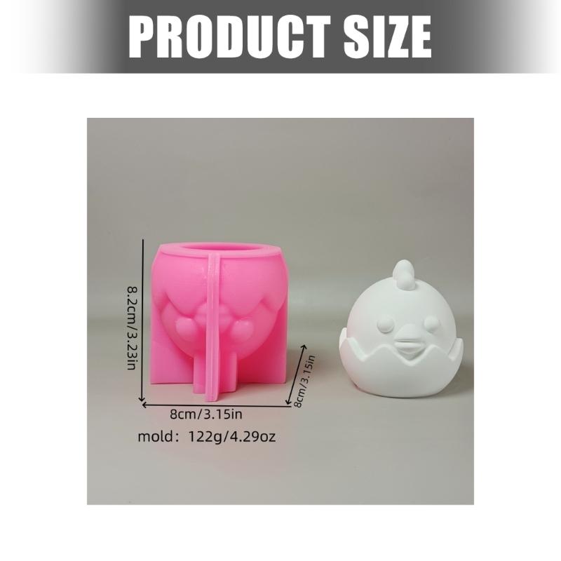 Candle Mold,Animal Silicone Mold for Candle Making Hatching Chick Candle Mold for Handmade Soap,Aromatherapys Candle