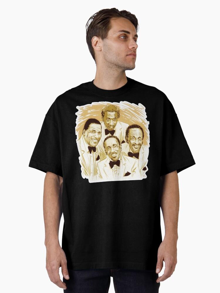 The Four Tops Modern Jazz Quartet - An Illustration by Paul Cemmick Oversized T-Shirt