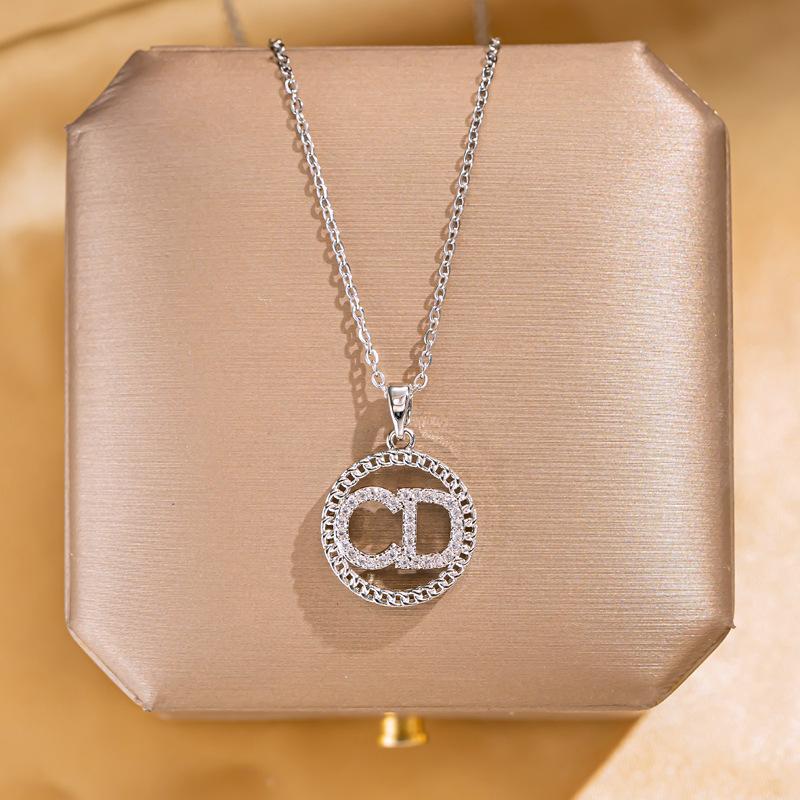 Retro Butterfly Flower Pendant Fashion Titanium Steel Choker Necklace Irregular Versatile Women