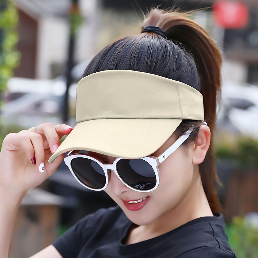 Pure Cotton Summer Sunshade and Sunscreen Empty Top Hat