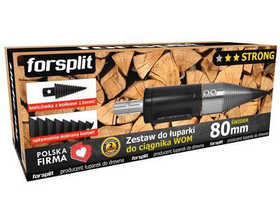 80mm Auger Log Splitter for Tractor / Set ZW2P-080K2