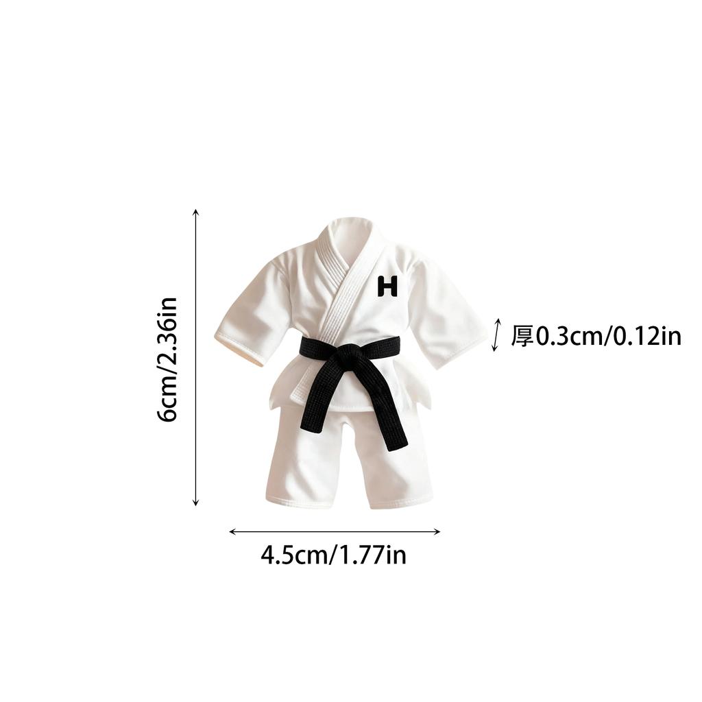 Personalized Custom Acrylic 2D Flat Taekwondo Clothes Christmas Tree Decoration