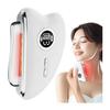 [2025 Popular Electric Massage Plate] Fuoxio Facial Beauty Device, EMS Microcurrent + Vibration + Warmth Sensation + 3-Color LED Light, Massage,