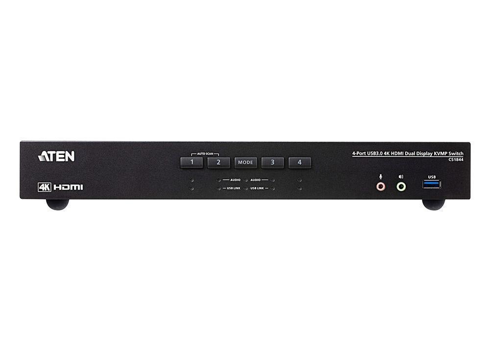 ATEN CS1844 KVMP Switch - KVM / Audio / USB Switch - 4 Ports