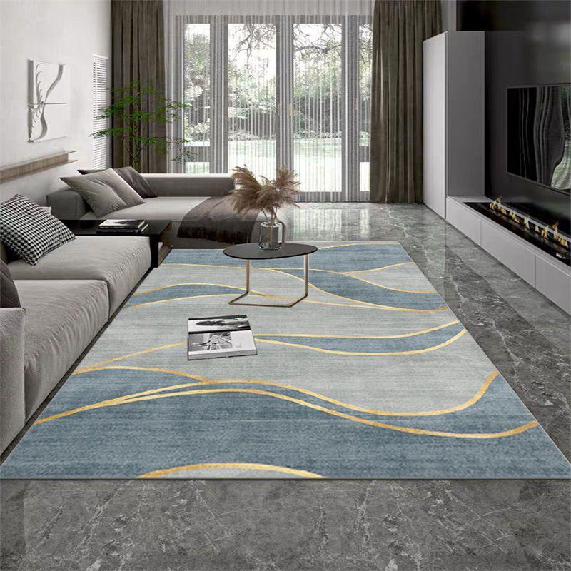 Antiskid Carpet Living Room Modern Simple Style Entrance Door Mat Easy Cleaning Soft Office Lounge Rug Big Size Customizable
