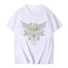 Neues Unisex und Unisex Vielseitiges T-Shirt Muster Gedruckt Sommer Vitalität Voll Kurzarm Street Style Lässige Kleidung Tshirt