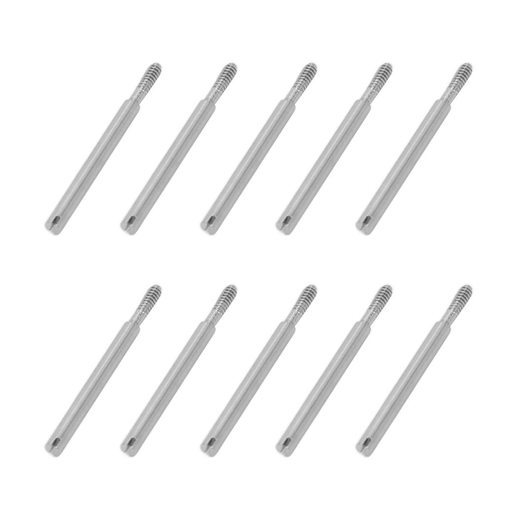 Uhrenarmband Schraubgliedstift Professionelles Stahl Uhrenarmband Schraubrohr Reparaturwerkzeug Zubehör für Uhrmacher 0.63 X