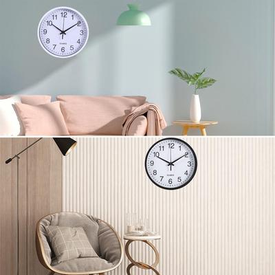 Nordic Brief Silent Sweep Movement Clock Quartz Clock Kitchen Clocks Round Wall Clock 8inch 20cm