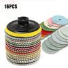 8/12/16PCS 100mm Polishing Grinding Discs 4 Inch Wet Polishing Discs  Stone Refinishing