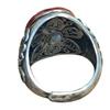 Eye of Veil Ring Handmade Resin Ring with Eye Design Waterproof Fading-Proof Adjustable Fit Vascular Details Ring