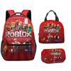 Zaino Tempo Libero Bambini Mondo Virtuale Zaino Scolastico Studente Borsa Pranzo Scatola Termica Astuccio