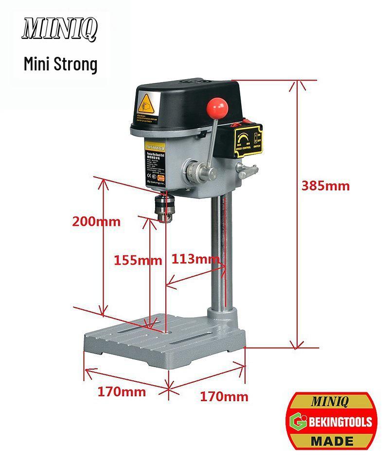 

Compact High-Power Mini Bench Drill with 340W Copper Motor