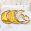 Elegant Moon Food Serving Tray Moon Shaped Ramadan Festival Art Tray  Desktop Decoration