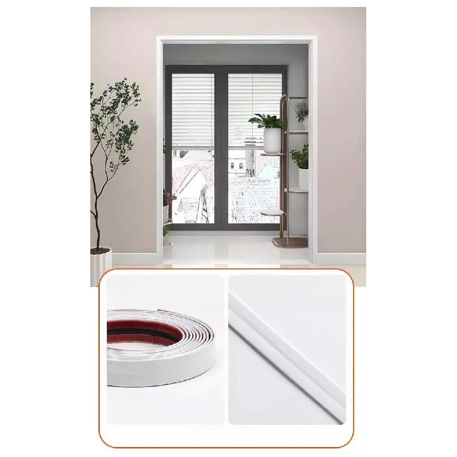 Gold Wall Furniture Corner Molding Trim Sticker Self Adhesive Decor Tape Anti-Bumb Kid Safety Table Edge Guard Protection Strip